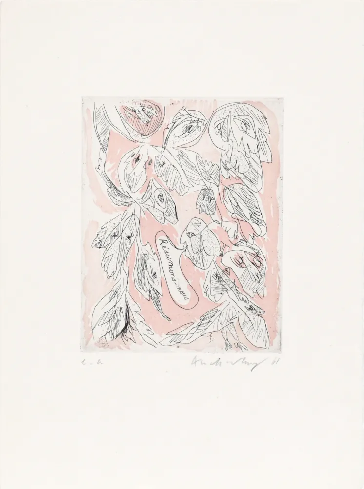 Aguafuerte Alechinsky - Résumons nous