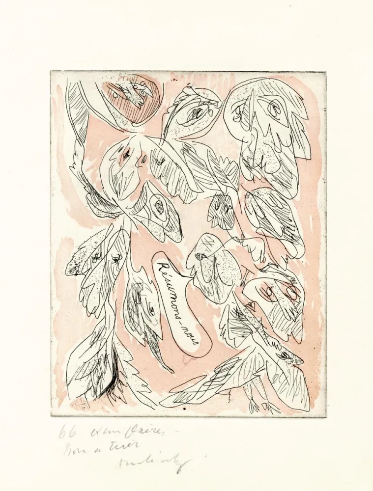 Aguafuerte Alechinsky - Résumons-nous