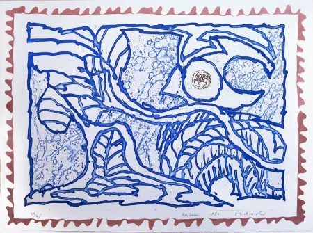 Grabado Alechinsky - Rhizomes