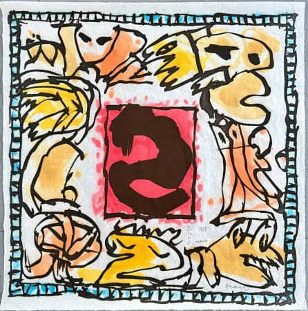 Aguatinta Alechinsky - S aspiré