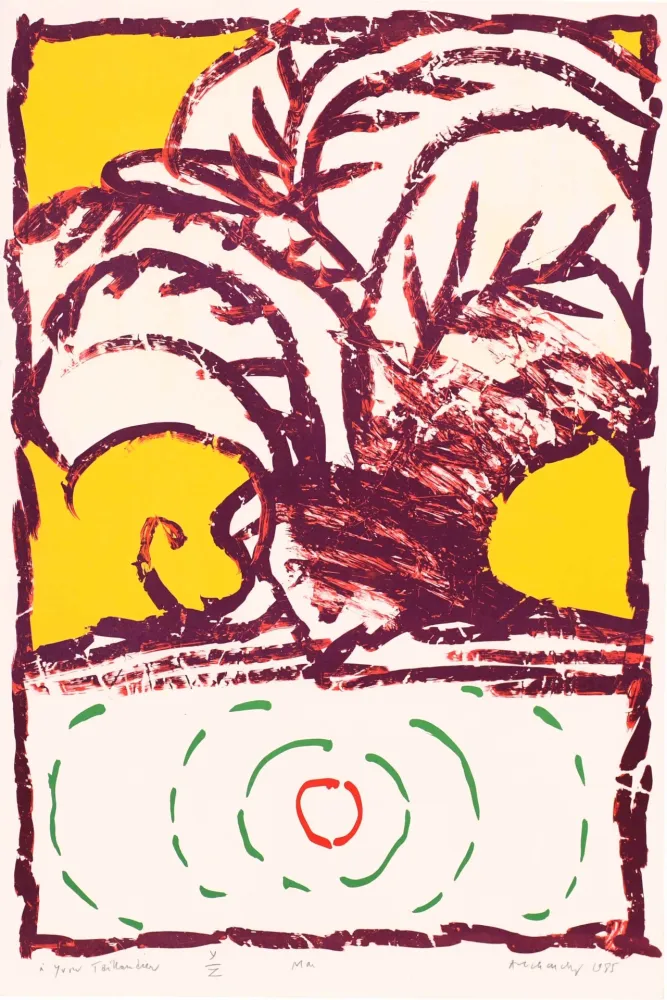 Litografía Alechinsky - Salon de mai 