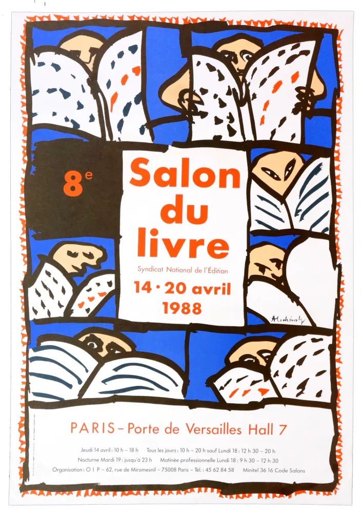 Cartel Alechinsky - Salon du Livre