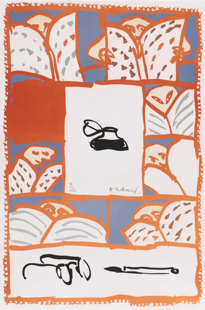 Litografía Alechinsky - Salon du Livre