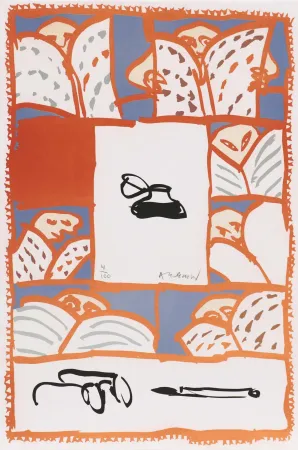 Litografía Alechinsky - Salon du Livre