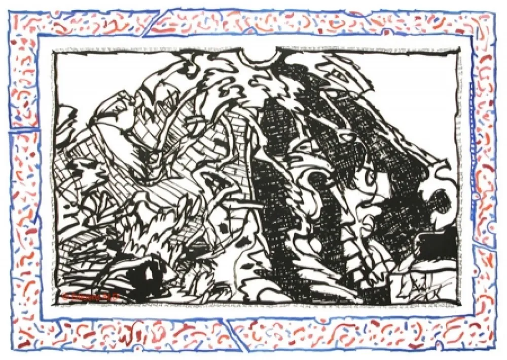 Aguafuerte Y Aguatinta Alechinsky - Sans l'écorce A