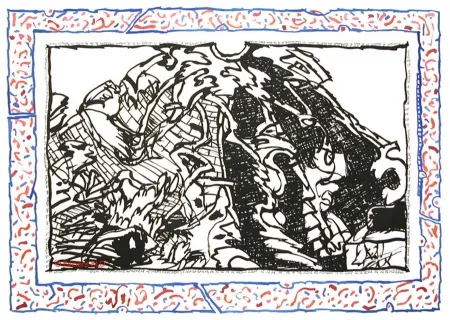 Aguafuerte Y Aguatinta Alechinsky - Sans l'écorce A