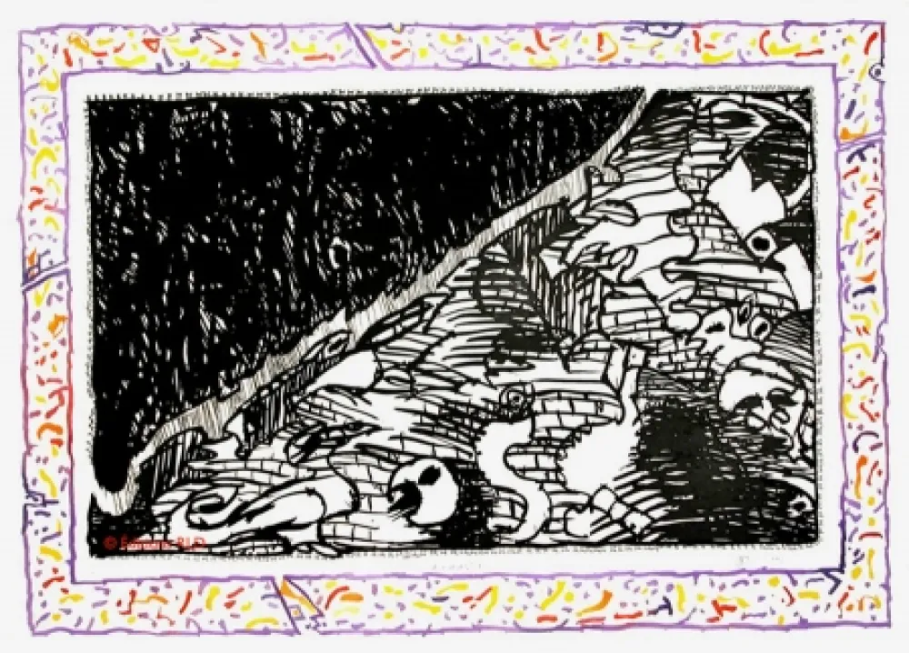 Aguafuerte Y Aguatinta Alechinsky - Sans l'écorce B