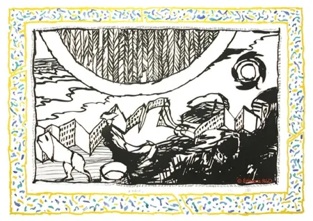 Aguafuerte Y Aguatinta Alechinsky - Sans l'écorce D