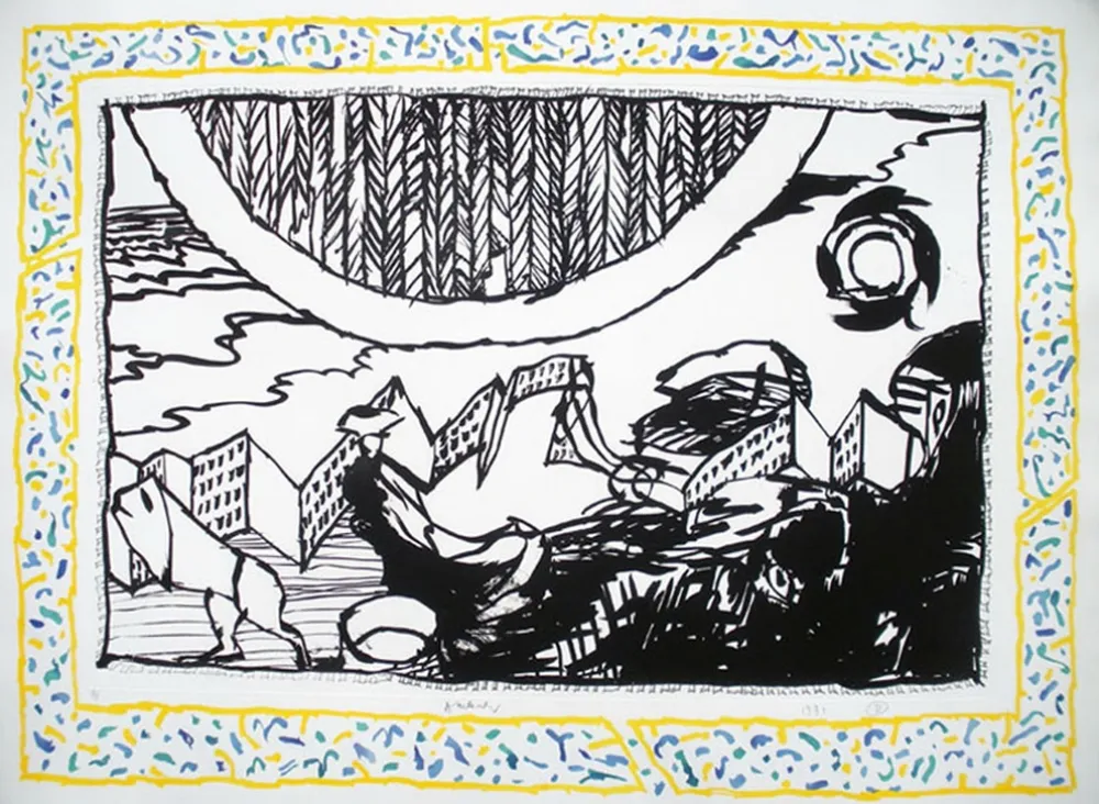 Grabado Alechinsky - Sans L'Ecorce D