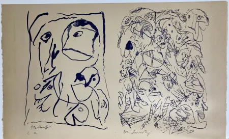 Litografía Alechinsky - Sans titre. 