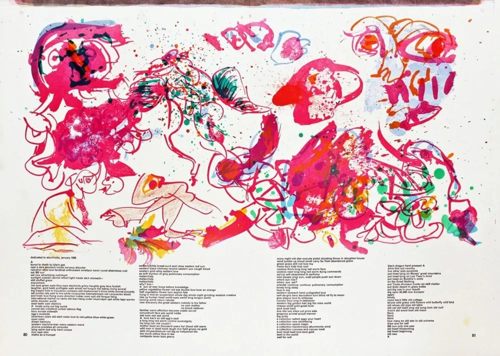 Litografía Alechinsky - Sans Titre