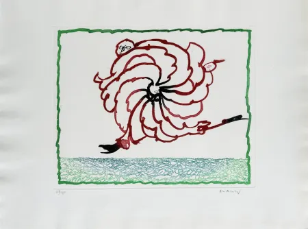 Aguatinta Alechinsky - Sans titre