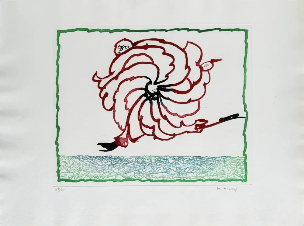 Aguafuerte Alechinsky - Sans titre