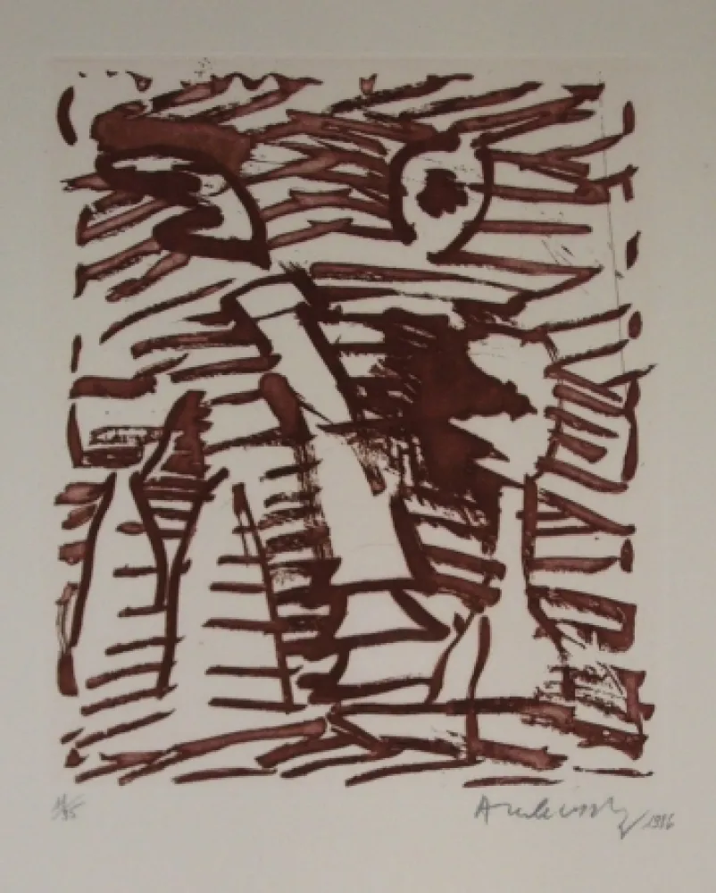 Aguafuerte Y Aguatinta Alechinsky - Sans titre