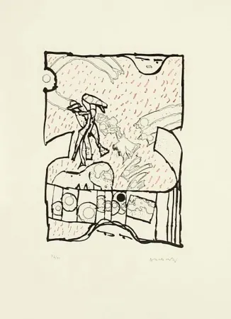 Aguafuerte Y Aguatinta Alechinsky - Sans Titre