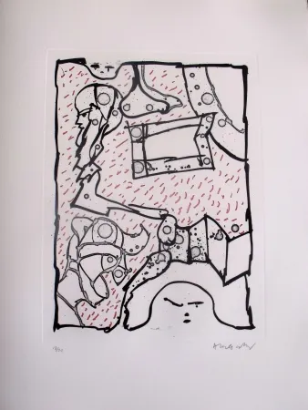 Aguafuerte Y Aguatinta Alechinsky - Sans Titre