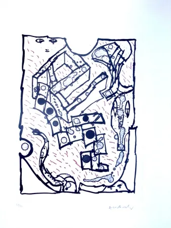 Aguafuerte Y Aguatinta Alechinsky - Sans Titre