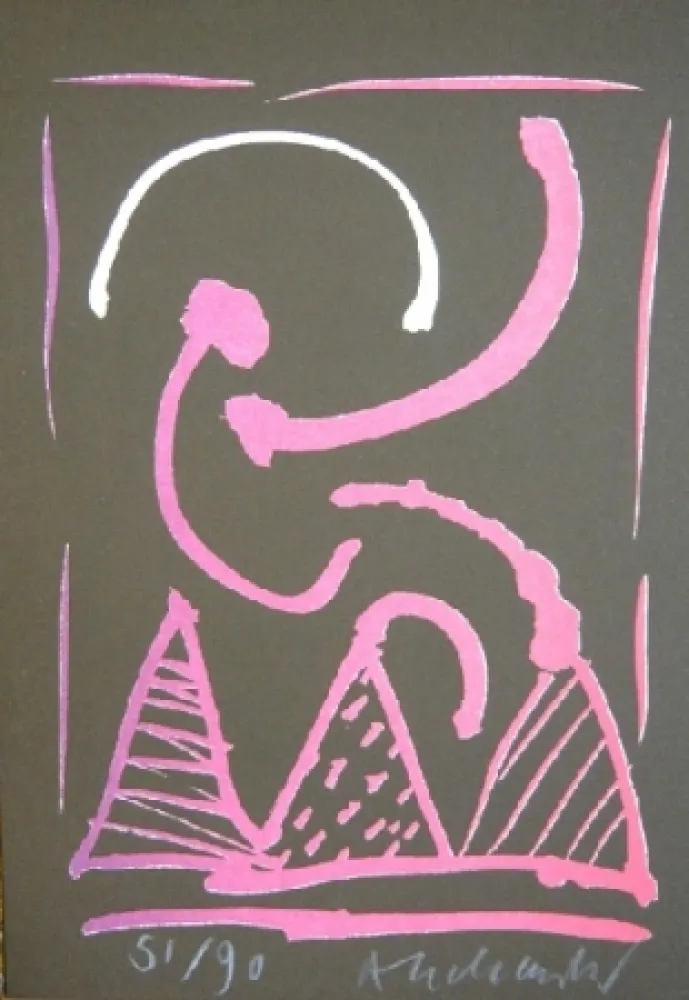 Litografía Alechinsky - Sans titre 7