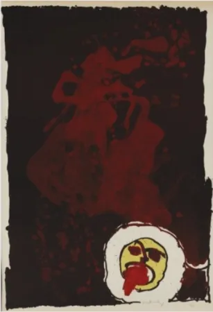 Litografía Alechinsky - Sans Titre