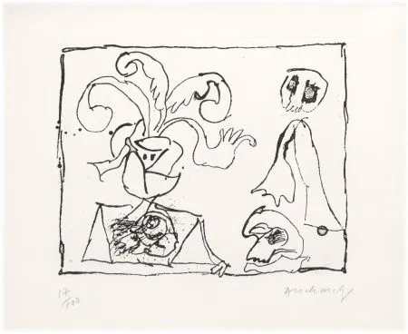 Aguafuerte Alechinsky - Sans titre