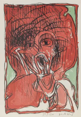 Litografía Alechinsky - Schismes 