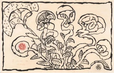 Aguafuerte Y Aguatinta Alechinsky - Sédentaires