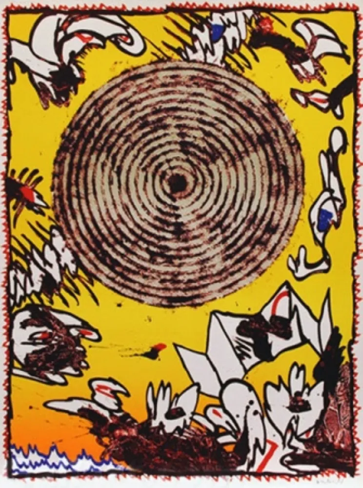 Litografía Alechinsky - SEOUL