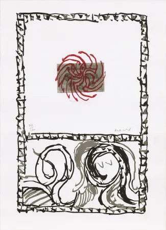 Aguafuerte Alechinsky - Serpent 01
