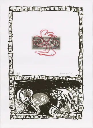 Aguafuerte Alechinsky - Serpent 03