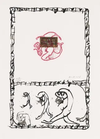 Aguafuerte Alechinsky - Serpent 04