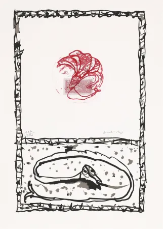 Aguafuerte Alechinsky - Serpent 05