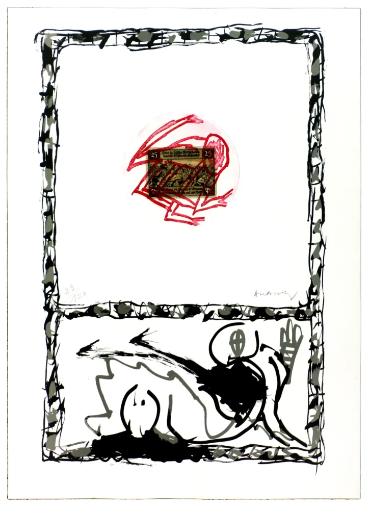 Aguafuerte Alechinsky - Serpent I