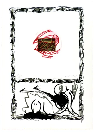 Aguafuerte Alechinsky - Serpent I