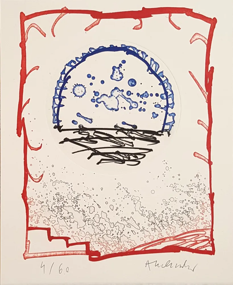 Grabado Alechinsky - Sèvres