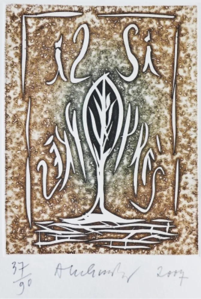 Grabado Alechinsky - Si près