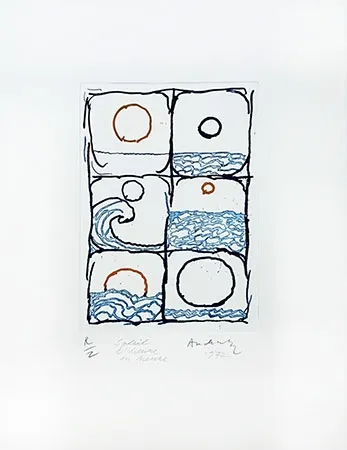 Grabado Alechinsky - Soleil d'heure en heure