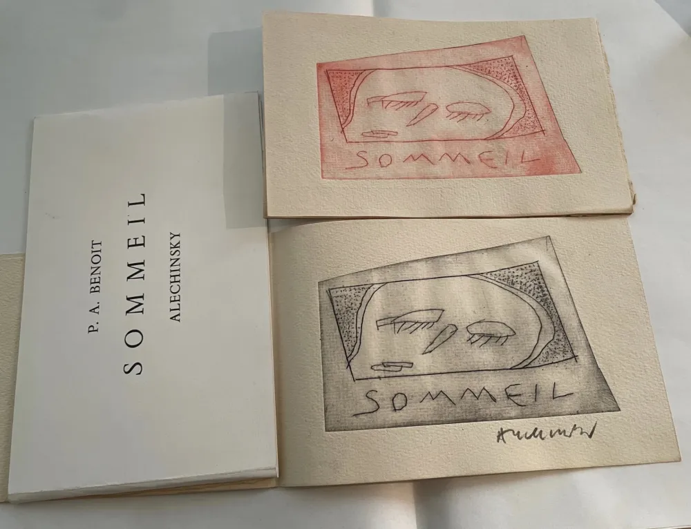 Grabado Alechinsky - Sommeil