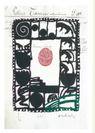 Grabado Alechinsky - Souvenir de Bruxelles