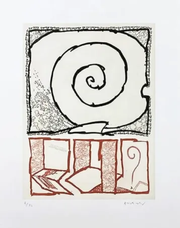 Grabado Alechinsky - Spirale