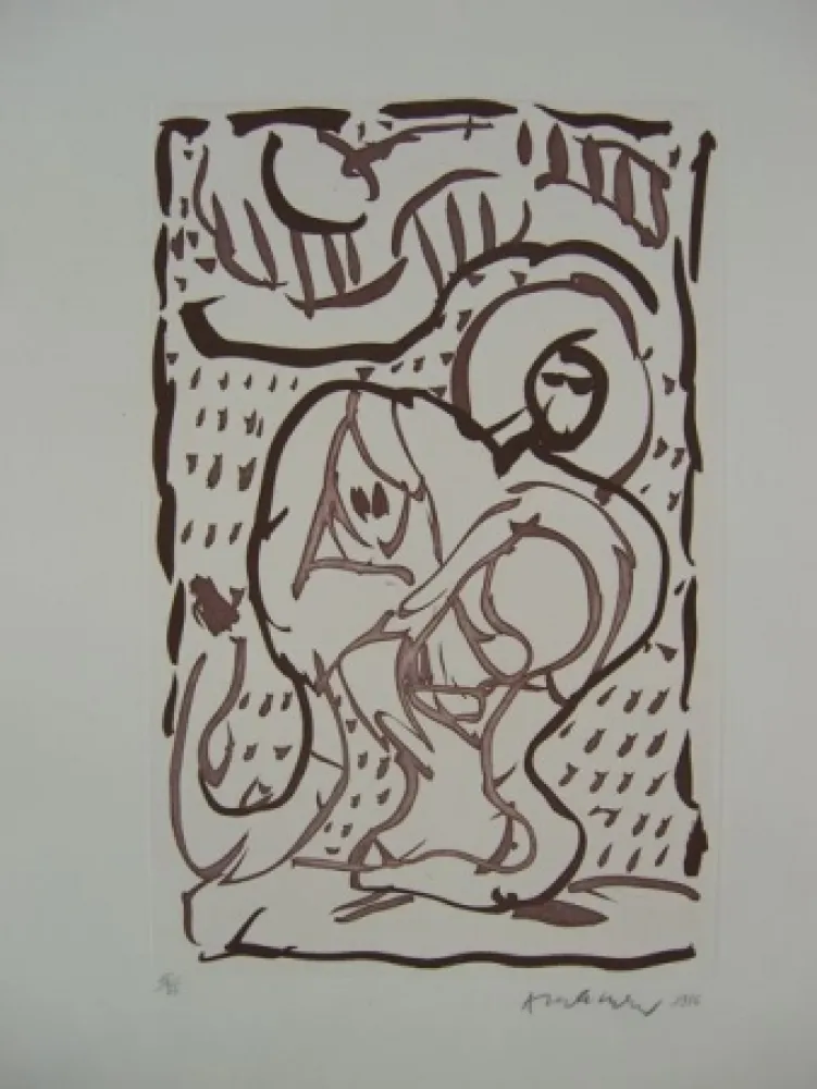 Grabado Alechinsky - S/T