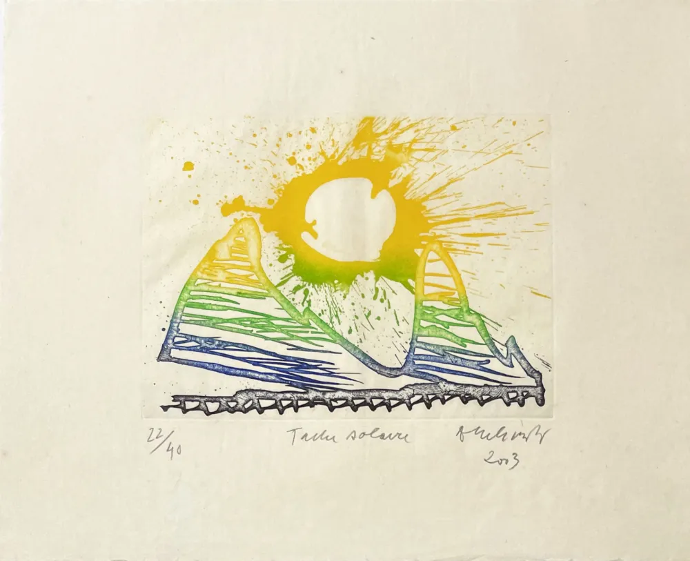 Grabado Alechinsky - Tâche solaire