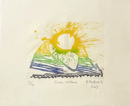 Grabado Alechinsky - Tâche solaire