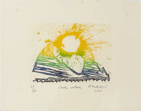Grabado Alechinsky - Tache solaire