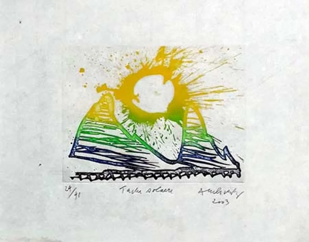 Grabado Alechinsky - Tache solaire