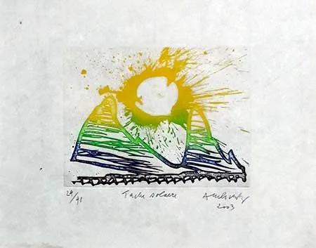 Grabado Alechinsky - Tache solaire