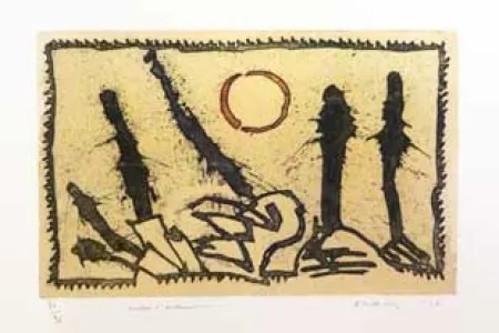 Grabado Alechinsky - Taches d'exclamation