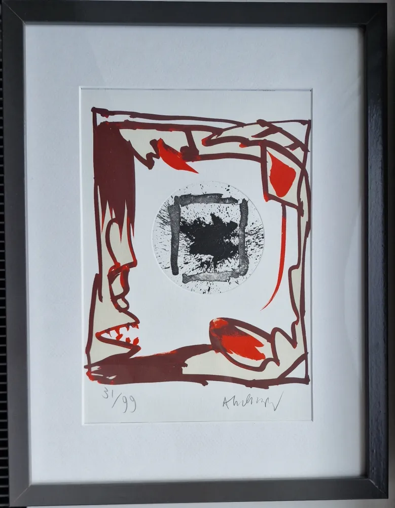 Grabado Alechinsky - Tiens !