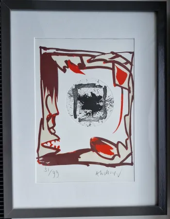 Grabado Alechinsky - Tiens !