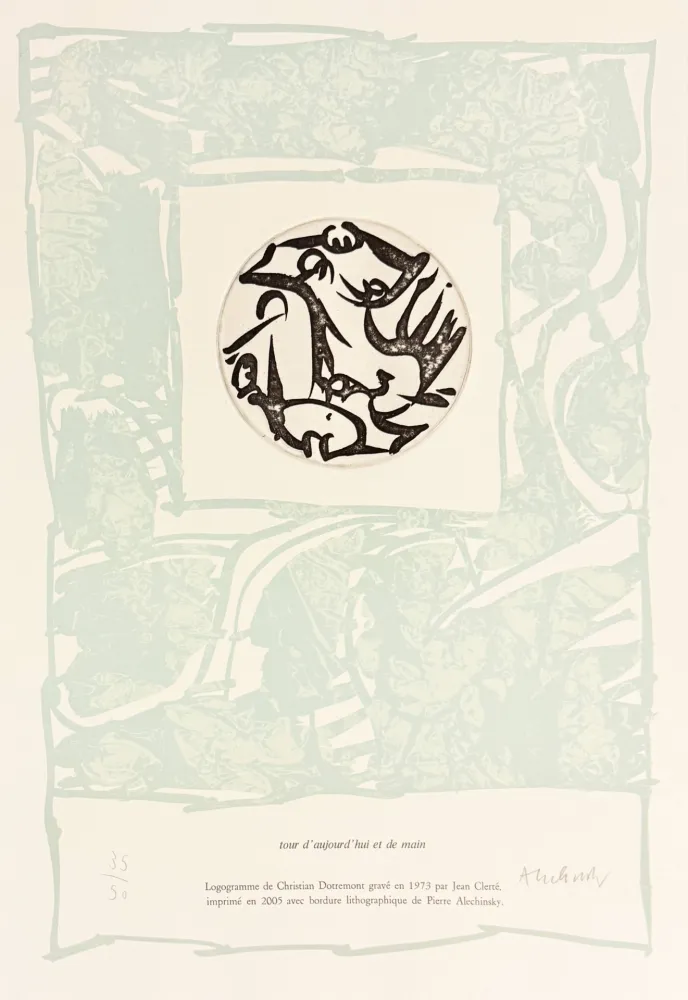 Aguafuerte Alechinsky - Tour d'aujourd'hui