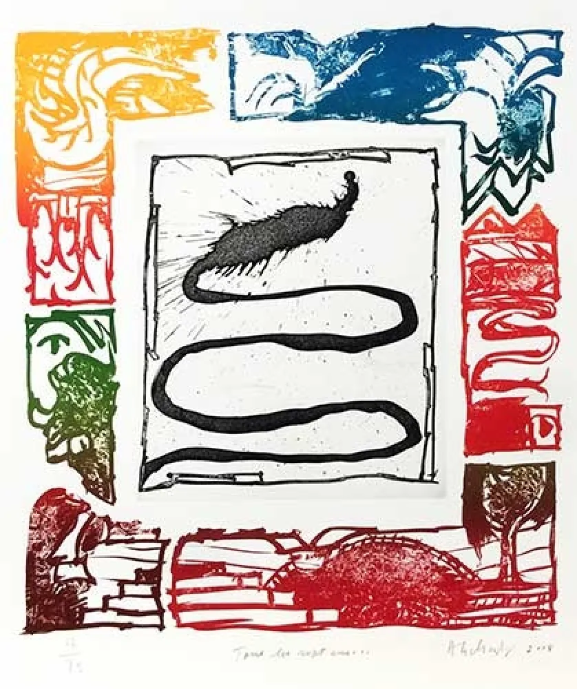 Grabado Alechinsky - Tous les 7 ans